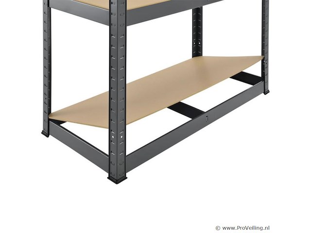2 stellingkast / opslagrek basic 180 x 90 x 40 cm - afbeelding 13 van  20