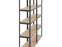 2 stellingkast / opslagrek basic 180 x 90 x 40 cm - afbeelding 6 van  20