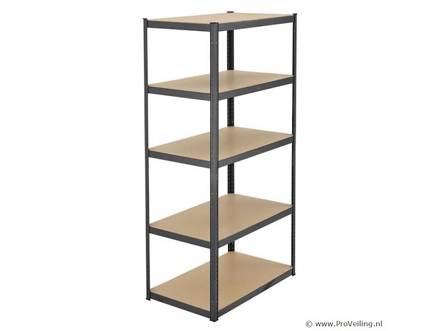 2 stellingkast / opslagrek basic 180 x 90 x 40 cm - afbeelding 8 van  20