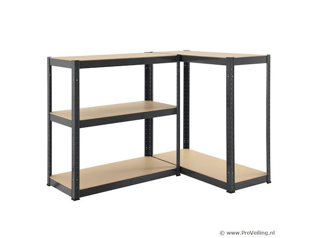 2 stellingkast / opslagrek basic 180 x 90 x 40 cm - afbeelding 11 van  20