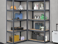 2 stellingkast / opslagrek basic 180 x 90 x 40 cm - afbeelding 12 van  20