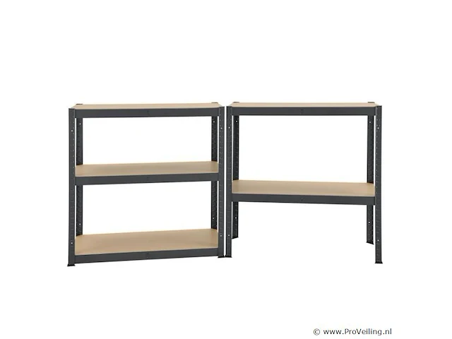 2 stellingkast / opslagrek basic 180 x 90 x 40 cm - afbeelding 10 van  20