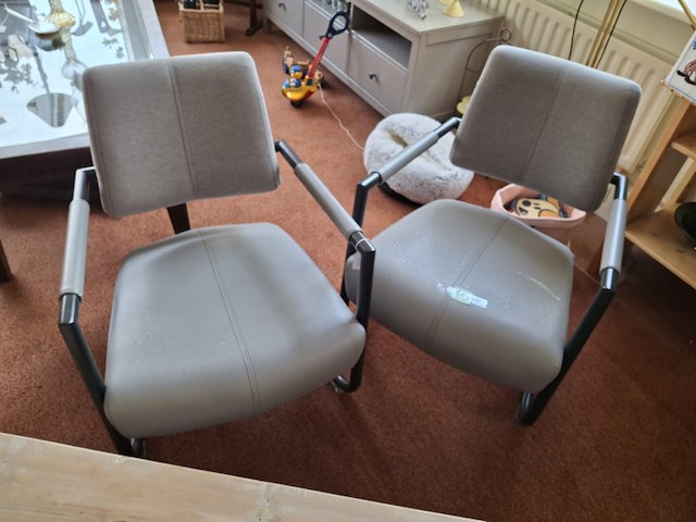 2 stoelen fautuilles - afbeelding 3 van  3