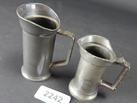 2 tinnen maatbekers - afbeelding 2 van  5
