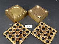 2 ultima 15" messing asbak, ontworpen door holger bäckström en bo ljungberg voor diverse ting in zweden in de jaren zestig. - afbeelding 5 van  5