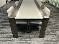 2 vergadertafels met 10 vergaderstoelen - afbeelding 3 van  6