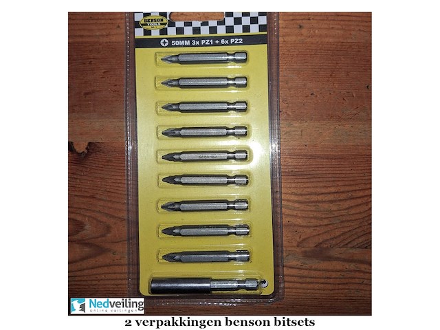 2 verpakkingen benson bitsets (doos-q) - afbeelding 2 van  3