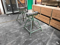 2 verstelbare rollenbokken / materiaalsteunen - afbeelding 1 van  9