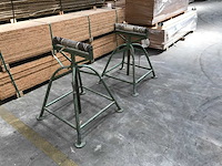 2 verstelbare rollenbokken / materiaalsteunen - afbeelding 2 van  9