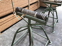 2 verstelbare rollenbokken / materiaalsteunen - afbeelding 4 van  9