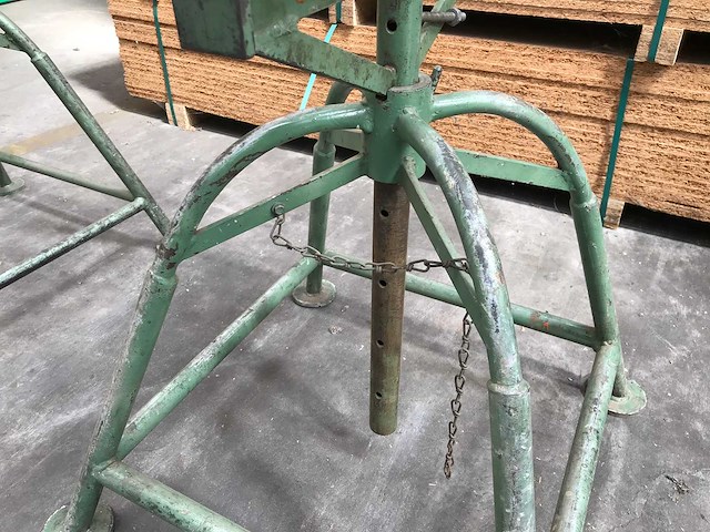 2 verstelbare rollenbokken / materiaalsteunen - afbeelding 9 van  9