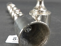 2 verzilverde kandelaren - afbeelding 5 van  5