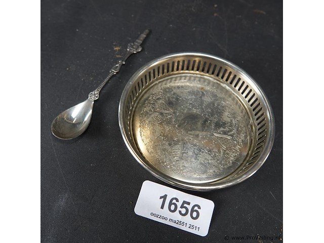 2 verzilverde objecten - afbeelding 2 van  5