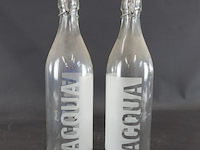 2 vintage acqua beugelflessen - afbeelding 2 van  5