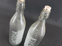 2 vintage acqua beugelflessen - afbeelding 3 van  5
