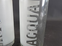2 vintage acqua beugelflessen - afbeelding 4 van  5