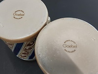 2 vintage goebel duitse steengoed bierpullen met zoutglazuur (salzglasur) - afbeelding 5 van  5