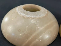 2 vintage onyx lampenkappen - afbeelding 4 van  5