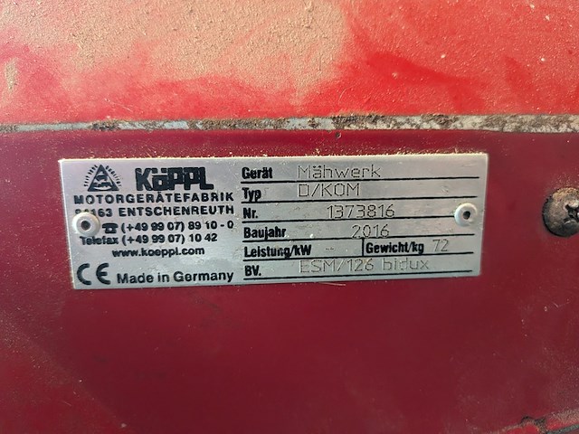 2-wielige werktuigdrager, köppl, atra 1810-02, 2016, incl. accessoires - afbeelding 15 van  23