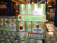 2 x 12 blikken bacardi cola mango mjito 0,25cl. tht 6-2026. bod inclusief statiegeldwaarde van 7,20 euro. - afbeelding 1 van  2