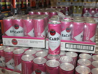 2 x 12 blikken bacardi cola razz & up 0,25cl. tht 2-2027. bod inclusief statiegeldwaarde van 3,60 euro. - afbeelding 1 van  2