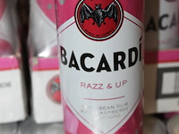 2 x 12 blikken bacardi cola razz & up 0,25cl. tht 2-2027. bod inclusief statiegeldwaarde van 3,60 euro. - afbeelding 2 van  2