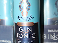2 x 12 blikken bombay sapphire gin tonic 0,25cl. tht 9-2026. bod inclusief statiegeldwaarde van 3,60 euro. - afbeelding 2 van  2