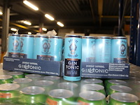 2 x 12 blikken bombay sapphire gin tonic 0,25cl. tht 9-2026. bod inclusief statiegeldwaarde van 3,60 euro. - afbeelding 1 van  2