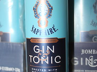 2 x 12 blikken bombay sapphire gin tonic 0,25cl. tht 9-2026. bod inclusief statiegeldwaarde van 3,60 euro. - afbeelding 2 van  2