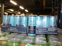 2 x 12 blikken bombay sapphire gin tonic 0,25cl. tht 9-2026. bod inclusief statiegeldwaarde van 3,60 euro. - afbeelding 1 van  2