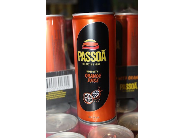 2 x 12 blikken passoa with orange juice 0,25cl. tht 6 -2026. bod inclusief statiegeldwaarde van 3,60 euro. - afbeelding 2 van  2