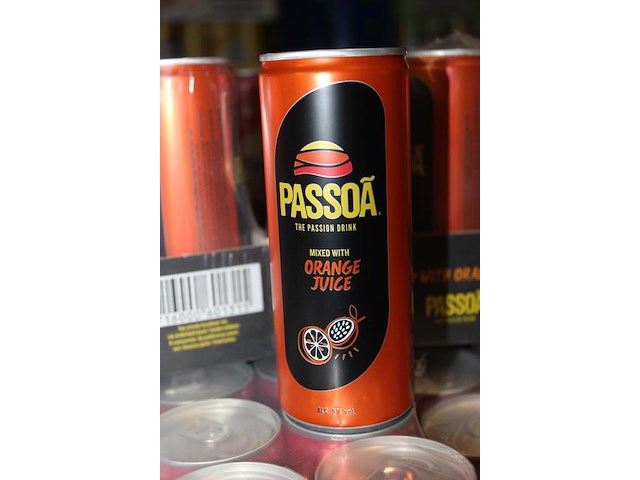 2 x 12 blikken passoa with orange juice 0,25cl. tht 6 -2026. bod inclusief statiegeldwaarde van 3,60 euro. - afbeelding 2 van  2