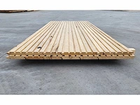 2 x afrikaans eiken triple woodpanel 25mm dik , 95 x 225cm (b x h) - afbeelding 3 van  5