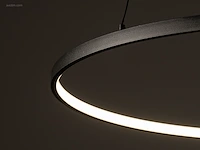 2 x aurora 80 design armatuur zwart - afbeelding 2 van  9