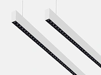 2 x b52 led design pendel armatuur wit