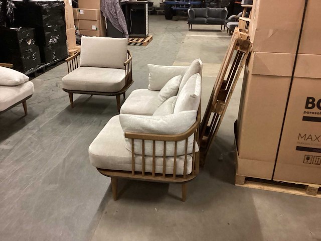 2 x bankstel 2 zits en 2 fauteuils - afbeelding 7 van  12