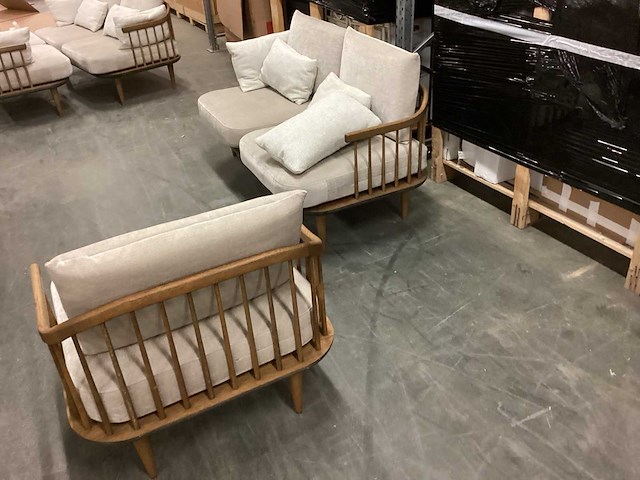 2 x bankstel 2 zits en 2 fauteuils - afbeelding 3 van  12