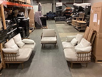 2 x bankstel 2 zits en 2 fauteuils - afbeelding 1 van  12
