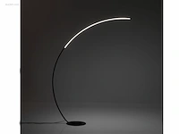 2 x bo led design vloer lamp zwart
