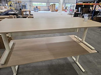 2 x bureau tafel, wit - afbeelding 1 van  2