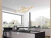 2 x flow led hanglamp goud - afbeelding 5 van  8