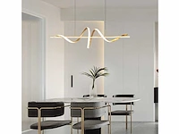 2 x flow led hanglamp goud - afbeelding 4 van  8