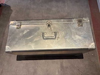2 x grote aluminium koffers . (2x) - afbeelding 2 van  8