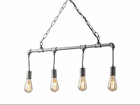 2 x industriële retro hanglamp 4 lichts - afbeelding 6 van  9