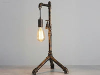 2 x industriële retro tafellamp - afbeelding 3 van  6