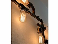 2 x industriële retro wandlamp 3 lichts - afbeelding 6 van  9