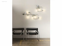 2 x industriële retro wandlamp 3 lichts - afbeelding 3 van  7