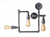 2 x industriële retro wandlampen combinatie 3... - afbeelding 4 van  8