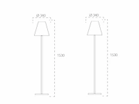 2 x intec bart design buiten lamp zwart - afbeelding 6 van  8