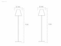 2 x intec bart design buiten lamp zwart - afbeelding 3 van  9